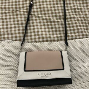 Kate Spade Beige and Black Crossbody Bag